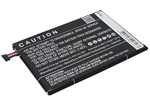 CS-OT803SL Batería 3100mAh Compatible con [ALCATEL] M811, M812, M812C, One Touch Hero 2, One Touch M812, One Touch M812C, OT-8030, OT-8030B, OT-8030Y, [Orange] Nura sustituye TLP031C1, TLP031C2