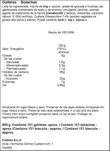 Cuetara - Galletas Tostada 800 g