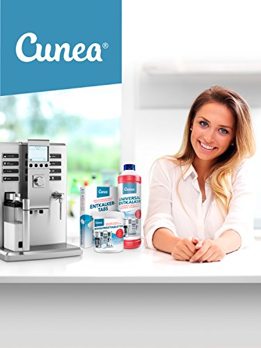 Cunea - Pastillas de limpieza para cafeteras automáticas y cafeteras 50x 2g Tablets.