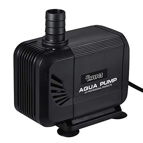 DADYPET Bomba de Agua 40W 3000L/H,Bomba para Acuario Bomba Sumergible Pare Jardin Estanque Ultra Silencioso (Negro)