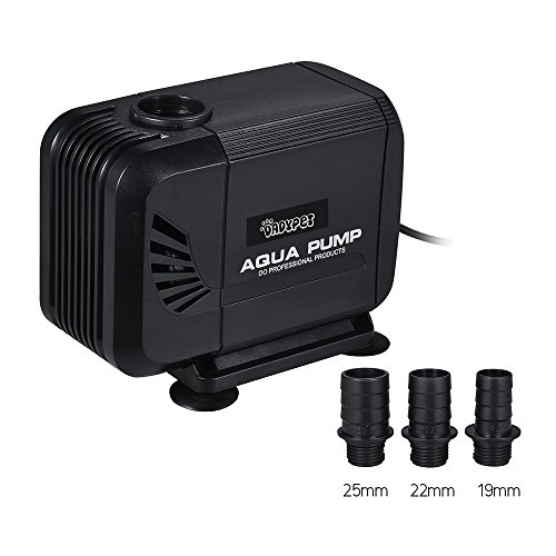 DADYPET Bomba de Agua 40W 3000L/H,Bomba para Acuario Bomba Sumergible Pare Jardin Estanque Ultra Silencioso (Negro)