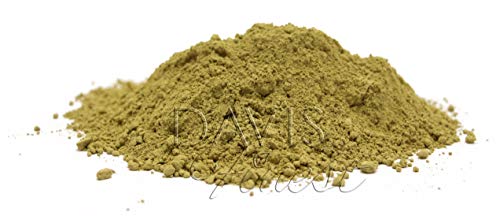 Davis Finest Henna en polvo, pura, natural, hojas, tinte para el pelo, sin PPD ni amoniaco, acondicionador, brillo para un cabello espectacular y un cuero cabelludo saludable y sin caspa, 100 g