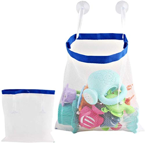 deAO Conjunto Juguetes para Hora del Baño Infantil Flor de Agua con Molinos, Pato, Cocodrilo, Tiburón, Tortuga, Peces, Regadera y Más Accesorios Incluye Bolsa de Almacenaje