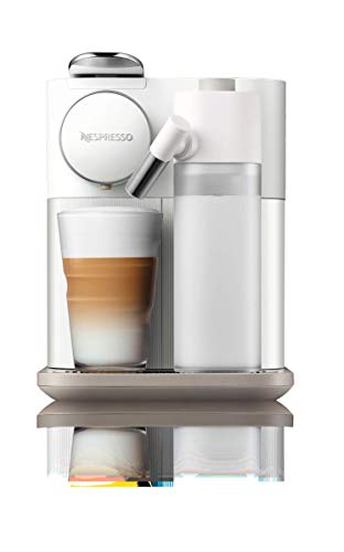 De'Longhi Nespresso Gran Lattissima EN650B - Cafetera monodosis de cápsulas (con depósito de leche compacto, 19 bares, 9 recetas, apagado automático) color blanco