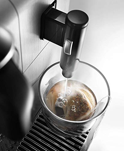 De'longhi Nespresso Lattissima Pro EN750MB - Cafetera de cápsulas, 19 bares, apagado automático, depósito de leche, pantalla táctil, color aluminio