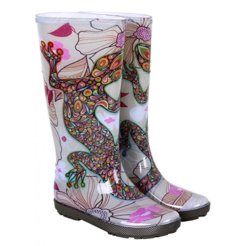 DEMAR Botas De Lluvia Botas De Goma HAWAI LADY EXCLUSIVA - Salamandra, 37 EU