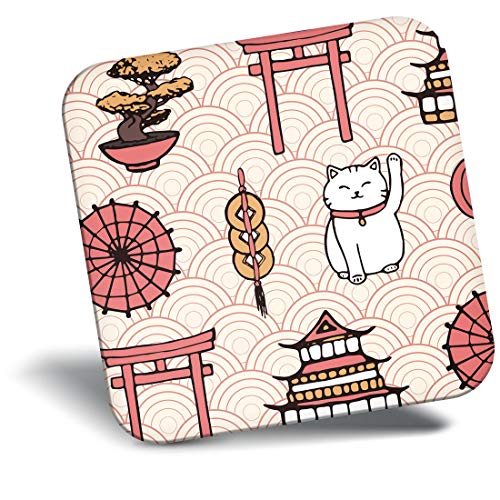 Destination Vinyl ltd Impresionante Iman - Modelo japonés Afortunado del Gato del Regalo Fresco # 13271