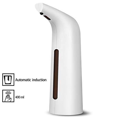 Dispensador de jabón de inducción automático de 400 ml, productos de limpieza convencionales, lavamanos manual, adecuado para hombres y mujeres,Lavado de manos totalmente automático