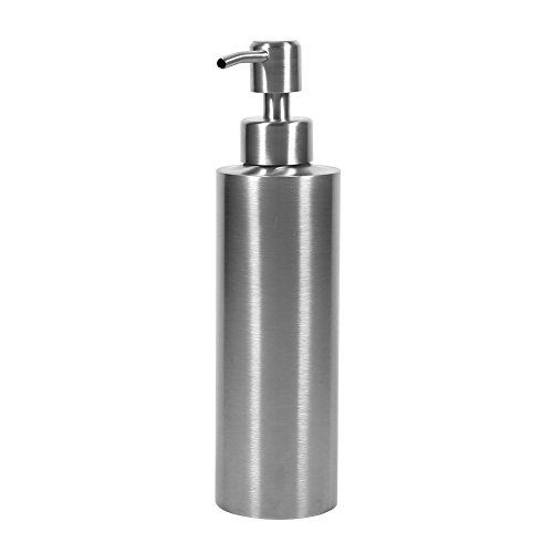 Dispensador de la loción de la encimera del dispensador de la bomba del jabón líquido del acero inoxidable 350ml para el envase del jabón de la caja del champú de la cocina o del cuarto de baño