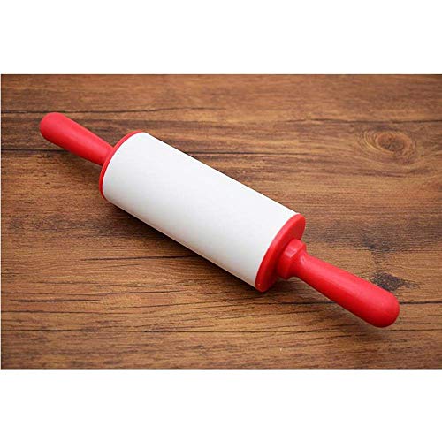 DUDDP Rolling Pin Silica Gel Palo de amasar Utensilio de herramientas for los panaderos de rodillos for hornear Herramientas antiadherentes de superficie for Gummies galletas y fideos casera de la coc