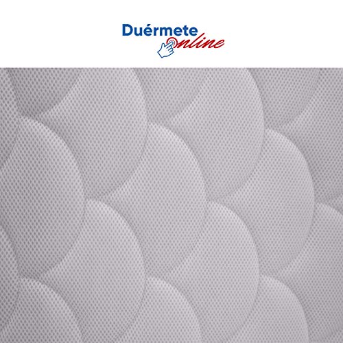 Duérmete Online Duérmete-Colchón Viscoelástico Pocket Visco Reversible (Cara Invierno-Verano) Firmeza-dureza Alta, Muy Transpirable, 105x200