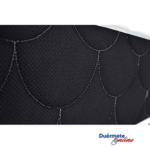 Duérmete Online Duérmete-Colchón Viscoelástico Pocket Visco Reversible (Cara Invierno-Verano) Firmeza-dureza Alta, Muy Transpirable, 105x200