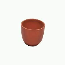 Earthen - Juego de vasos de arcilla (6 unidades, 100 ml)