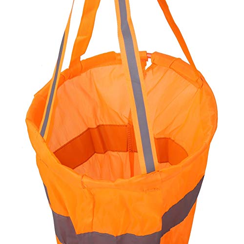 Eastbuy Manga de Viento - Bolsa de medición de la dirección del Viento de la Manga de Viento del Aeropuerto de Nylon de 1,5 m con cinturón Reflectante