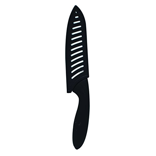 EASY MAKE CMKD3126 - Cuchillo con mango suave y funda de cer mica, cer mica, Longeur Lame : 15 cm