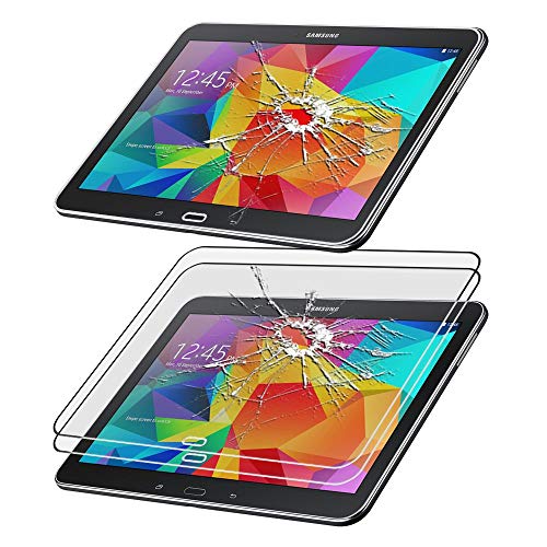 ebestStar - [Lote x2 Cristal Templado Compatible con Samsung Galaxy Tab 4 10.1 SM-T530, T533 T531 T535 Protector Pantalla, Película Dureza 9H, Sin-Burbujas [Aparato: 243.4 x 176.4 x 8mm 10.1"]