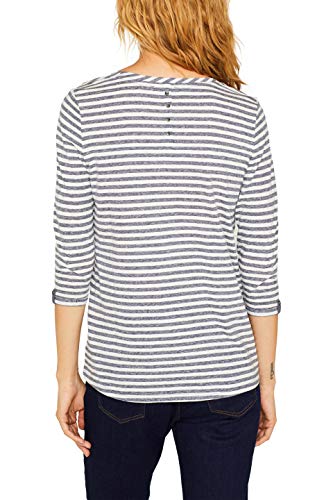 edc by Esprit 099cc1k024 Camisa Manga Larga, Azul (Navy 400), X-Large para Mujer