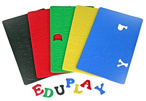 Eduplay 200042 - Esponja de goma, diseño de letras, multicolor