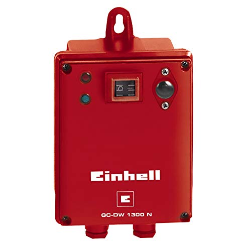 Einhell GC-DW 1300 N - Bomba de agua de profundidad para pozos (1300W, capacidad de 5.000l/h, profundidad max. de 20m, 2 ojales de suspensión, altura de presión 65 m, sistema de impulsor de 10 etapas