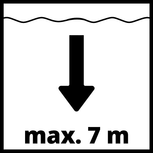 Einhell GE-DP 7935 N ECO - Bomba de aguas sucias (790W, capacidad de 20000 l/h, profundidad max. de inversión 7m, conexión de manguera 47.8mm, cuerpos extraños hasta 35 mm) (ref. 4170700)