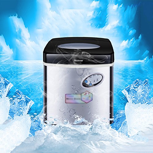 Eiswürfelmaschine Nan – Heladera con Tanque de 160 W 5 l Absolut sin Sabor plástico Forro Bomba Sistema Fácil de Limpiar Hielo Eléctrica