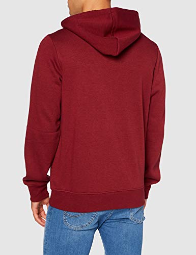 Element Cornell Classic Ho Sudadera con Capucha, Hombre, Rojo (Granate), S