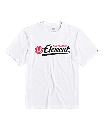 Element Signature SS Tees, Hombre, Optic White, XS