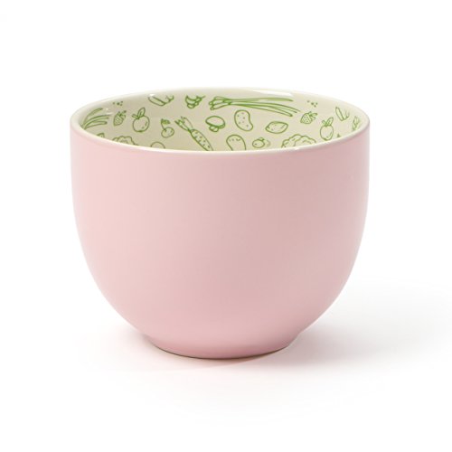 Enesco 6001059 - Cuenco de cerámica, color rosa