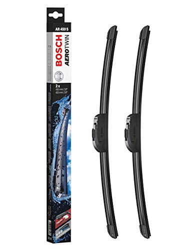 Escobilla limpiaparabrisas Bosch Aerotwin AR450S, Longitud: 450mm/450mm – 1 juego para el parabrisas (frontal)