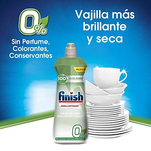 Finish 0% Abrillantador para lavavajillas - formato 400 ml - 100 lavados