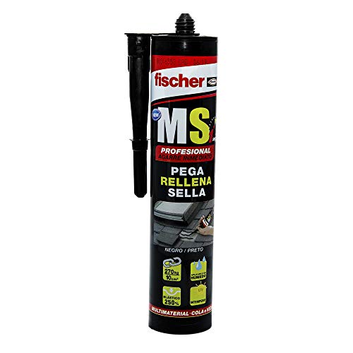 Fischer 1 MS Profesional Negro (Cartucho 290 ml), 540330