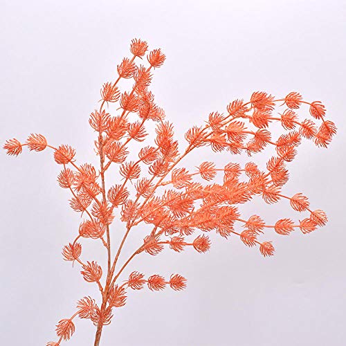 Flores Falsas Artificiales, Flor de Escarcha de Fruta Amante de la simulación-Dorado, 3 PCS, para la decoración de la Boda del Partido del Hotel en casa