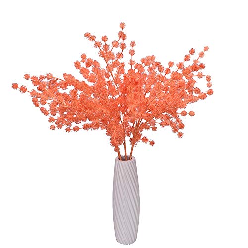 Flores Falsas Artificiales, Flor de Escarcha de Fruta Amante de la simulación-Dorado, 3 PCS, para la decoración de la Boda del Partido del Hotel en casa