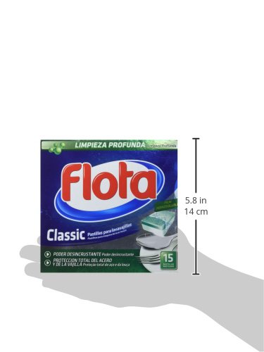 FLOTA lavavajillas máquina classic caja 15 cápsulas