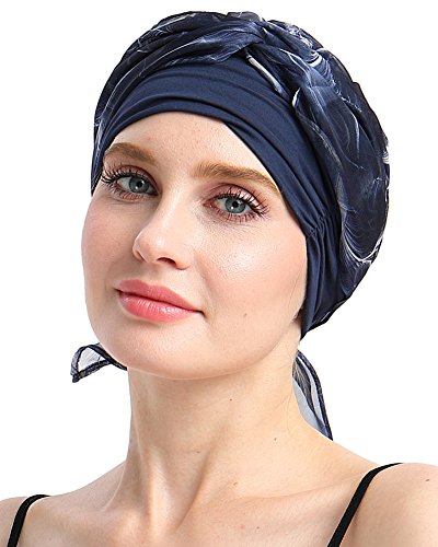 FocusCare Chemo Sombrero Beanie Bufanda Turbante Sombreros para cáncer de bambú Tejido Ligero sin Sudar