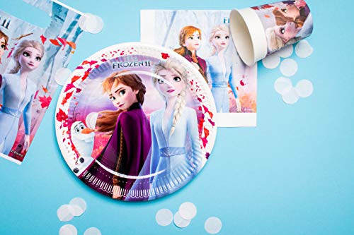 Folat B.V.- Folat Paquete temática de Frozen 2-Perfecto para Fiestas, Multicolor (00262)