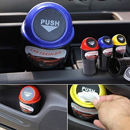 Fornateu Basura Coche Puede Cenicero Papelera contenedor de restos de Basura sostenedor del Organizador de Auto Accesorios Interior