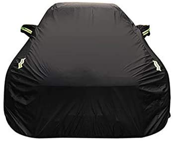 Funda de coche Dongyd compatible con BMW X6 cubierta de coche SUV gruesa tela Oxford protección solar impermeable (color: negro capa única), nombre de color: plateado