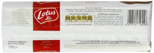 Galleta caramelizada Lotus Biscoff - 10 paquetes de 250 gr. (Total: 2500 gr.)