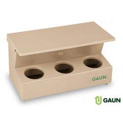 Gaun 10-30205 Comedero Palomos, Tolva 3 Hue, 2 kg, 26 x 13.5 x 12.5 cm