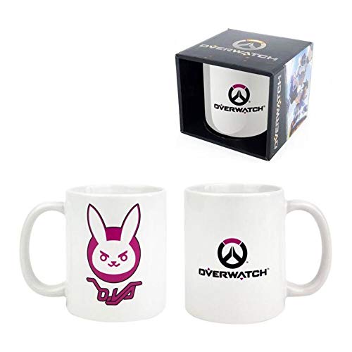 Gaya Entertainment Taza Overwatch D Va Camiseta, Multicolor (Multicolor 001), XXX-Large (Tamaño del Fabricante:Unica) para Hombre