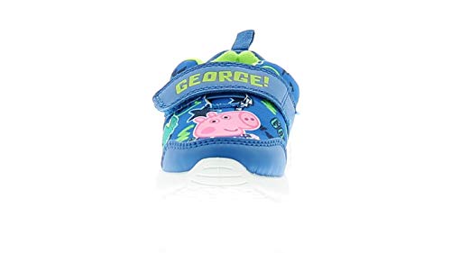 George Pig - Entrenadores para niños en azul y verde, color Azul, talla 25 EU