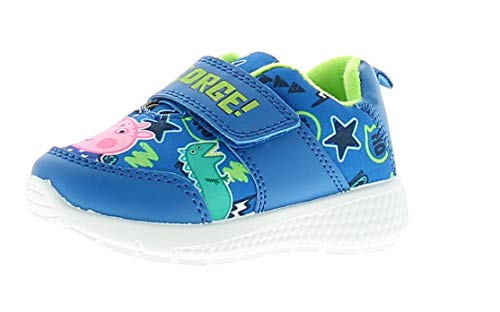 George Pig - Entrenadores para niños en azul y verde, color Azul, talla 25 EU