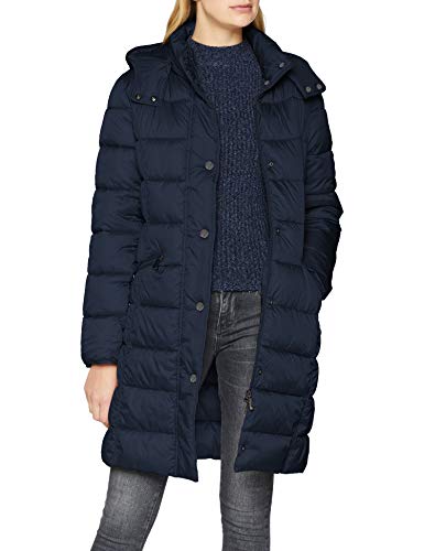 Gerry Weber Edition Mantel Nicht Wolle Abrigo, Azul (Navy 80296), 38 (Talla del Fabricante: 36) para Mujer