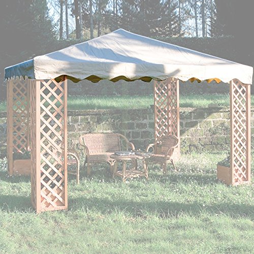 GIARDINI DEL RE - 50509 Toldo para Gazebo Maxima, Recubierto de PVC, Color Crudo