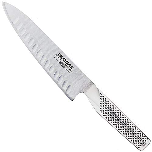 Global Cuchillo de Chef alveolado, 18cm, G-78
