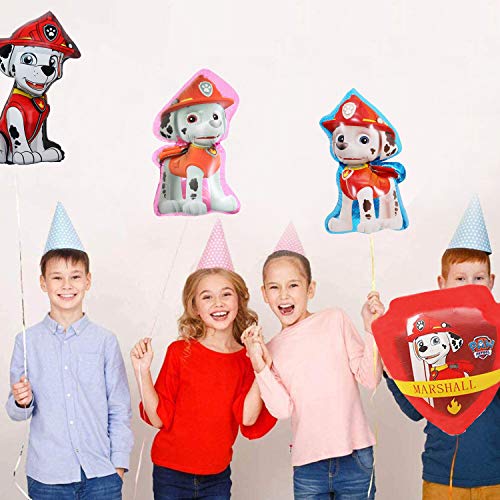 Globos Patrulla Canina Cumpleaños Paw Dog Patrol Birthday Party Foil Balloons 7Pcs Paw Dog Patrol Foil Balloons for Kids Gift Fiesta de Cumpleaños Suministros Decoración