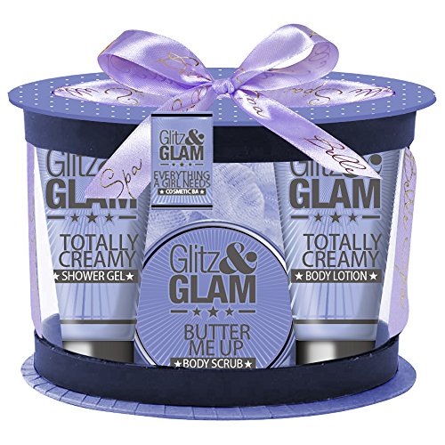 Gloss - caja de baño, caja de regalo para mujeres - Bañera ovalada Glitz regalo y Glam