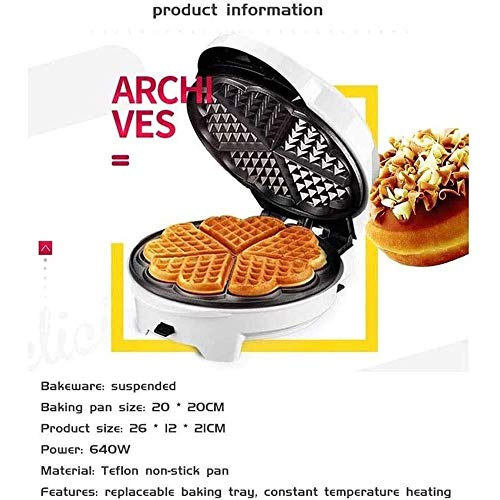 Gofrera Gofreras eléctricas,Sandwichera Panini Grill contactor Waffle hierro, 8 placas de aluminio reemplazable Grill, antideslizante, cubierta plástica, calefacción de doble cara, for las galletas, s