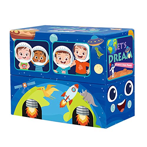 GonFan Los Libros para niños Sueño Dinosaurio de la Tarjeta de autobús sueño Kai Let Planet Fairy Tale Planet Space Planet Inglés Libros (Color : Multi-Colored, Size : 16.5x13.8x9cm)